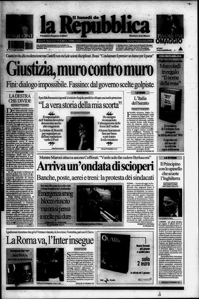 Il lunedì de La repubblica